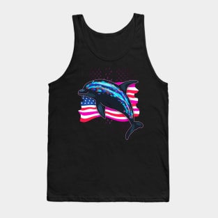 Patriotic Porpoise Tank Top